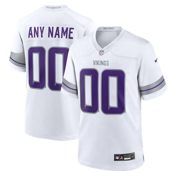 Soccer Intl Minnesota Vikings Custom Alternate Game Jersey White