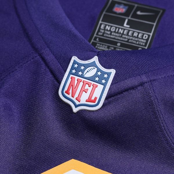 Soccer Intl Minnesota Vikings Custom Game Jersey Purple