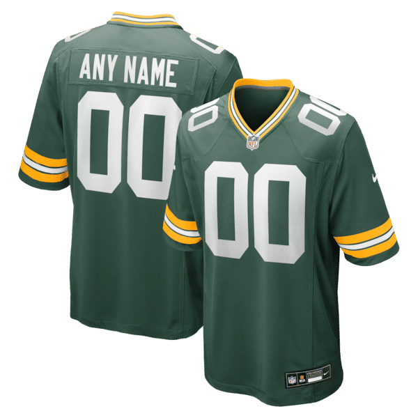 Soccer Intl Green Bay Packers Custom Game Jersey Green