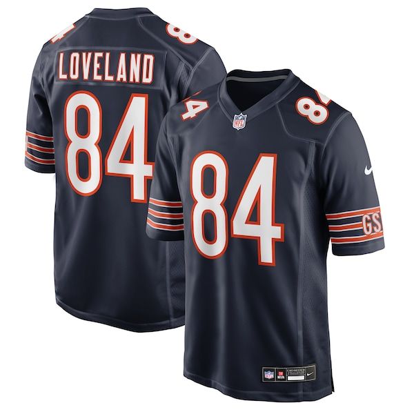 Soccer Intl Colston Loveland Chicago Bears Game Jersey Navy