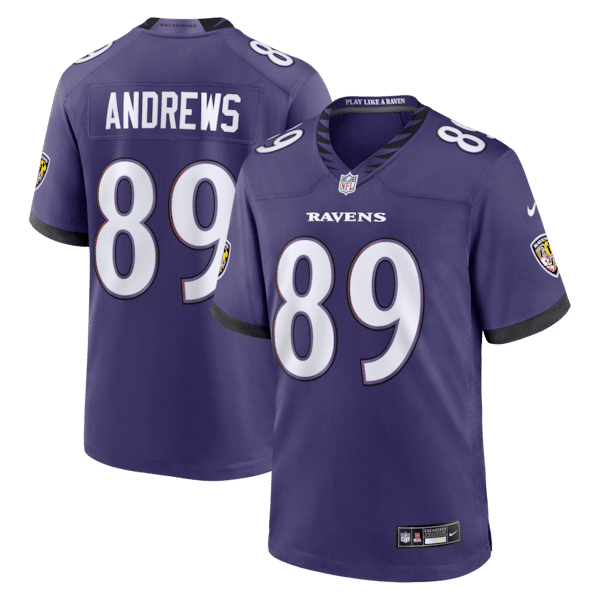 Soccer Intl Mark Andrews Baltimore Ravens Game Jersey Purple