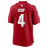 Soccer Intl Jeremiyah Love Arizona Cardinals 2026 NFL Draft First Round Pick No. 3 Game Jersey Cardinal