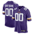 Soccer Intl Minnesota Vikings Custom Game Jersey Purple