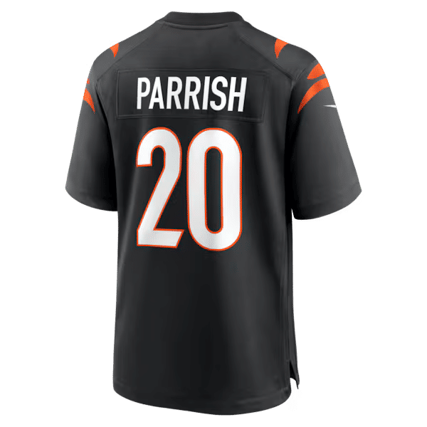 Soccer Intl Lemar Parrish Cincinnati Bengals Team Retired Game Jersey Black