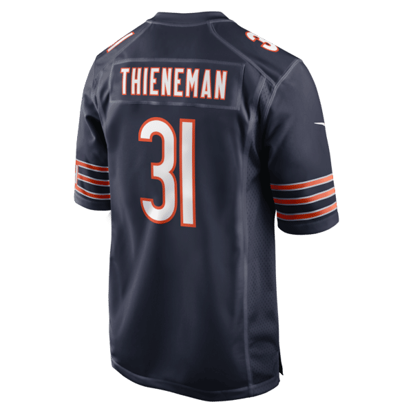 Soccer Intl Dillon Thieneman Chicago Bears 2026 NFL Draft Game Jersey Navy