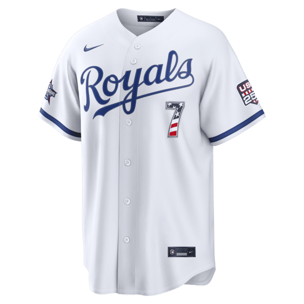 Soccer Intl Bobby Witt Jr. Kansas City Royals 2026 All-Star Edition Stars & Stripes Stadium Jersey White