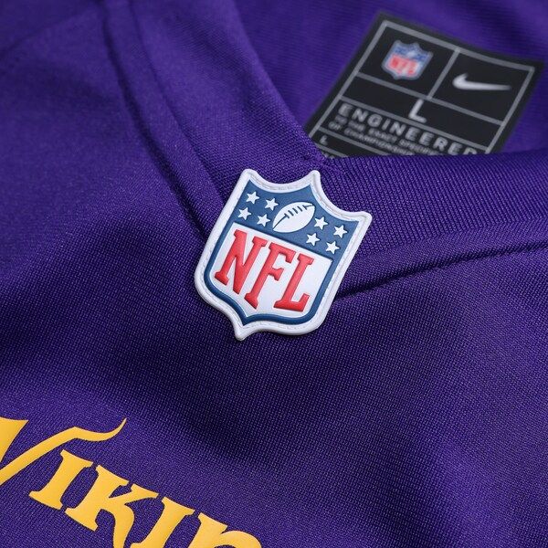 Soccer Intl Minnesota Vikings Custom Game Jersey Purple