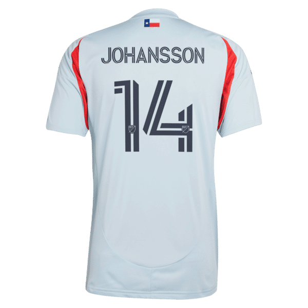 Soccer Intl Herman Johansson FC Dallas 2025 The Inferno Kit Replica Jersey Light Blue