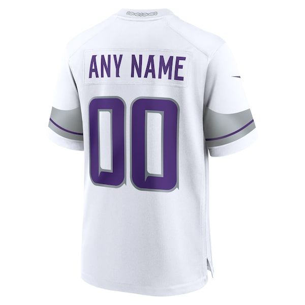 Soccer Intl Minnesota Vikings Custom Alternate Game Jersey White