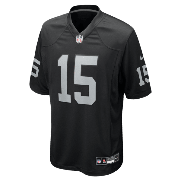 Soccer Intl Fernando Mendoza Las Vegas Raiders 2026 NFL Draft First Round Pick No. 1 Game Jersey Black