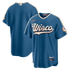 Soccer Intl Christian Yelich Milwaukee Brewers 2026 City Connect Stadium Jersey Mineral Blue