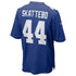 Soccer Intl Cam Skattebo New York Giants Game Jersey Royal