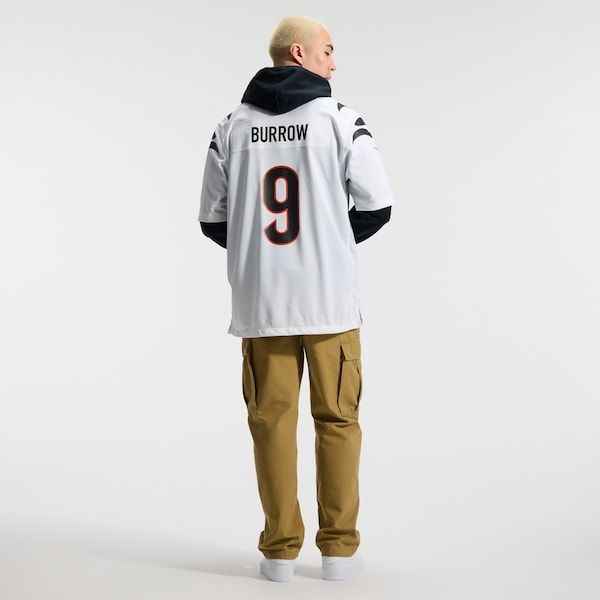 Soccer Intl Joe Burrow Cincinnati Bengals Game Jersey White