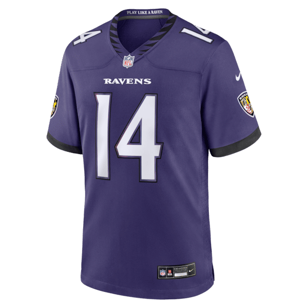 Soccer Intl Kyle Hamilton Baltimore Ravens Game Jersey Purple