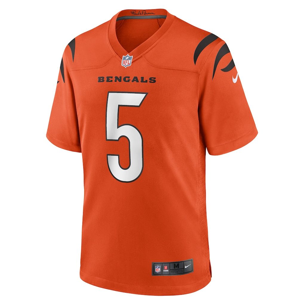 Soccer Intl Tee Higgins Cincinnati Bengals Alternate Game Jersey Orange