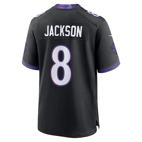 Soccer Intl Lamar Jackson Baltimore Ravens Alternate Game Jersey Black