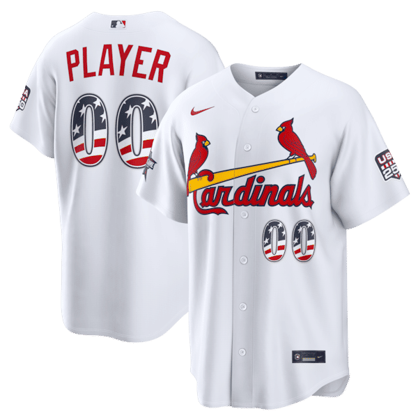 Soccer Intl St. Louis Cardinals 2026 All-Star Edition Stars & Stripes Stadium Pick-A-Player Jersey White