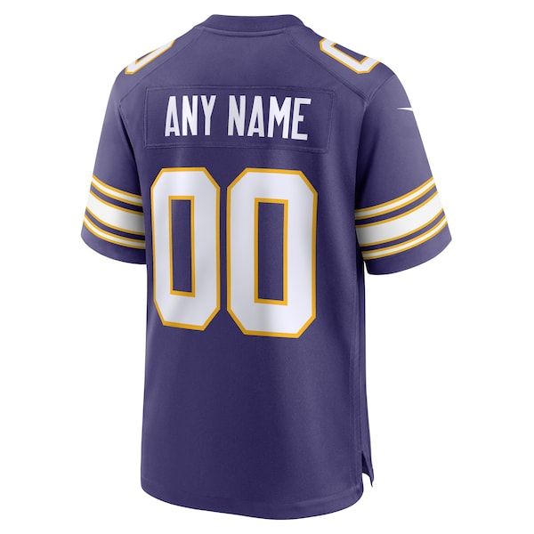 Soccer Intl Minnesota Vikings Custom Game Jersey Purple