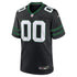 Soccer Intl New York Jets Alternate Custom Game Jersey Legacy Black