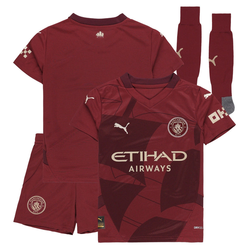 Manchester City Third Minikit 2024-25 Custom Jersey Kids