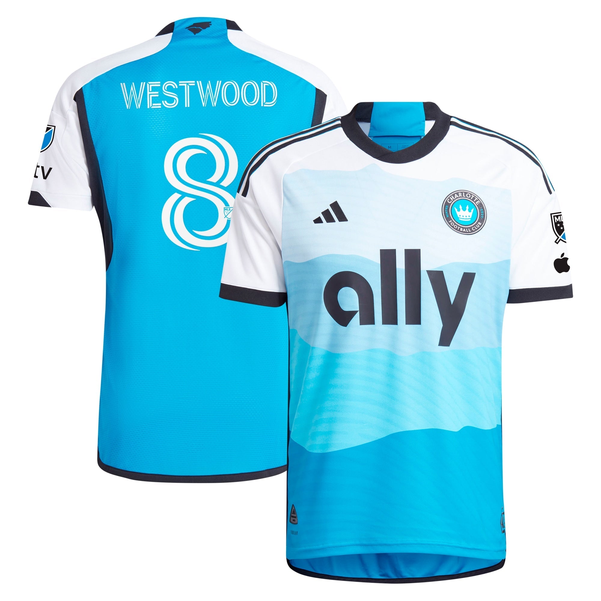 Ashley Westwood Charlotte FC 2024 The Carolina Kit: Explore Player Shirt - Blue