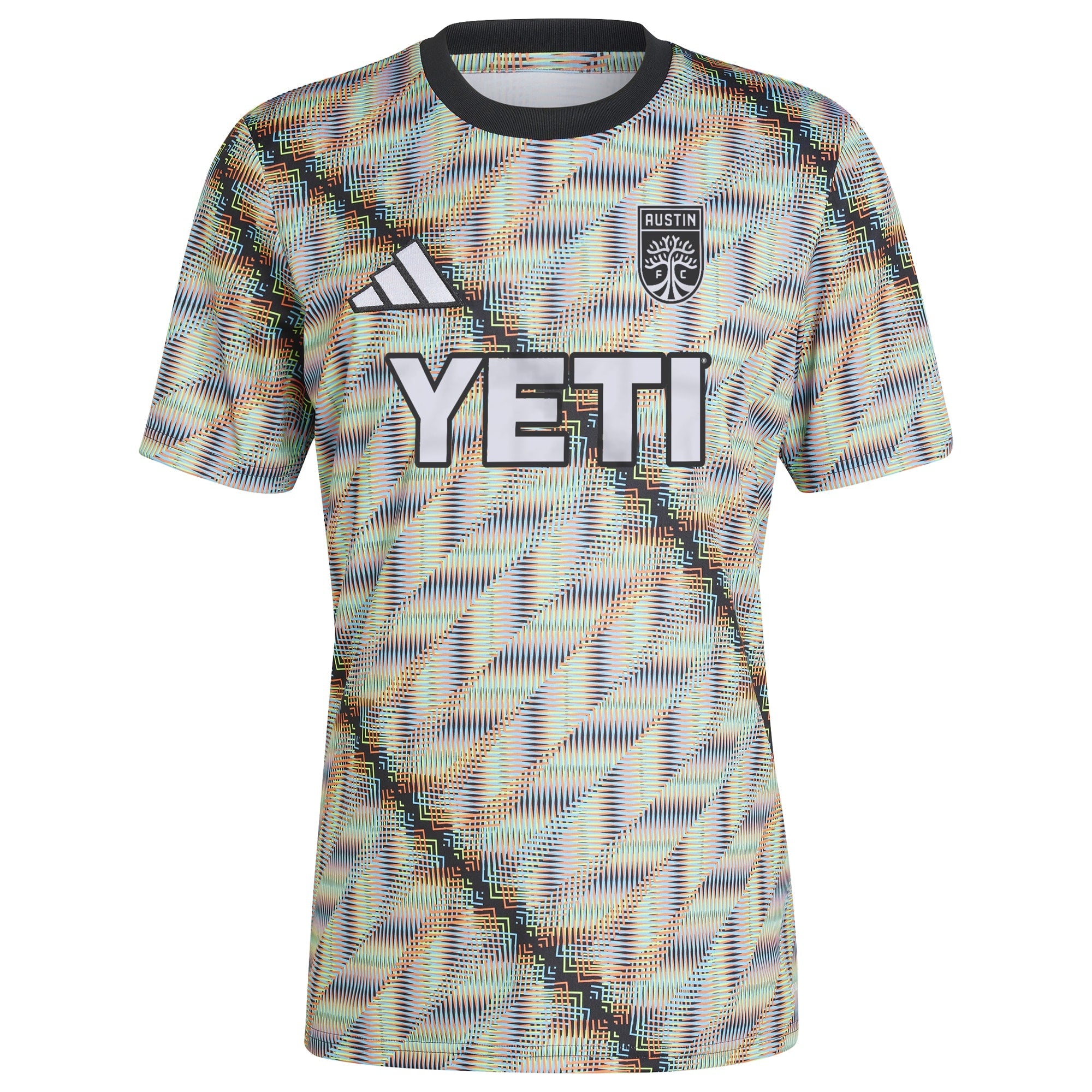 Austin FC adidas 2024 Hispanic Heritage Pre-Match Top - Black