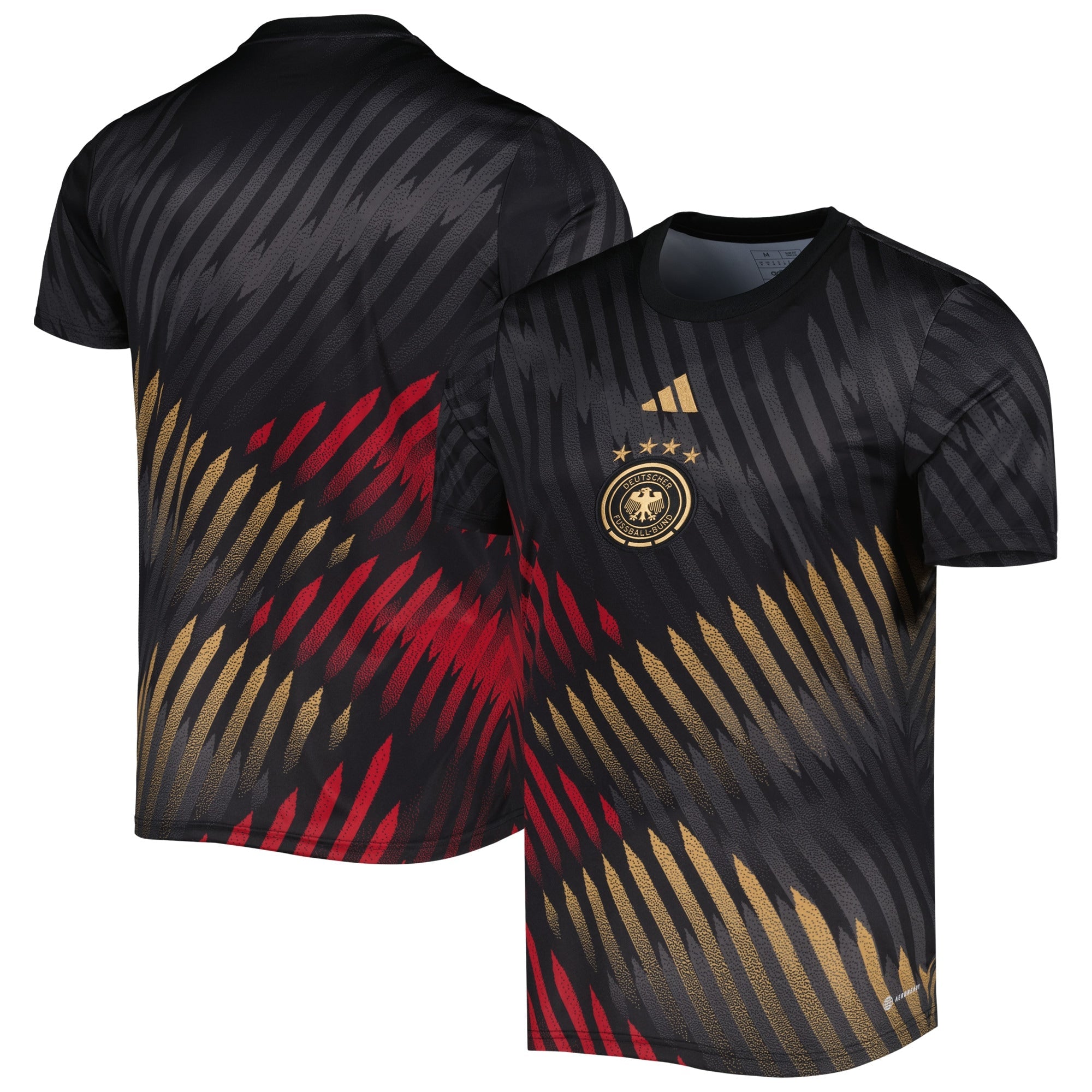 Germany National Team 2022 AEROREADY Pre-Match Top - Black