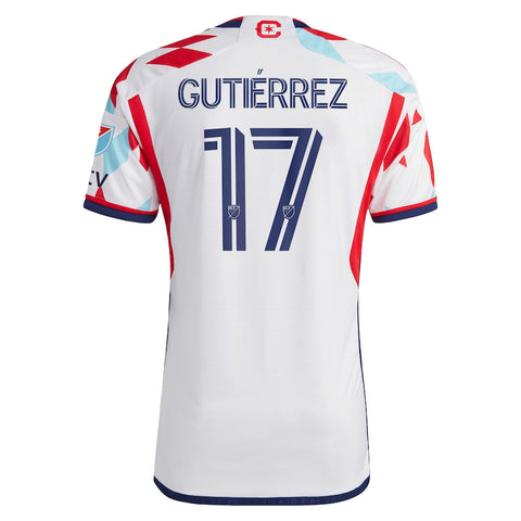 Brian Gutiérrez Chicago Fire 2024 A Kit For All Player Shirt – White