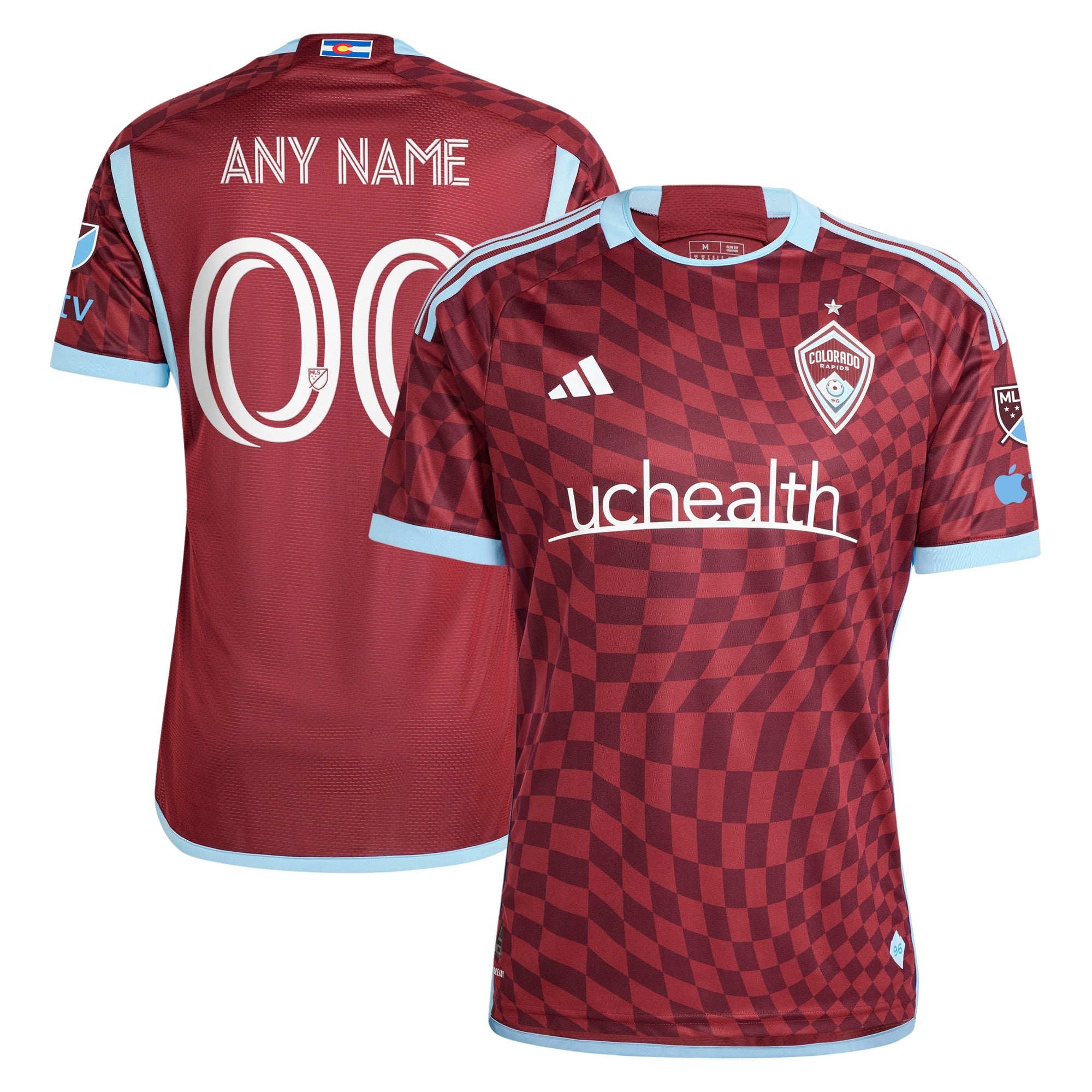 Colorado Rapids 2024 One Flag Kit Custom Shirt - Burgundy