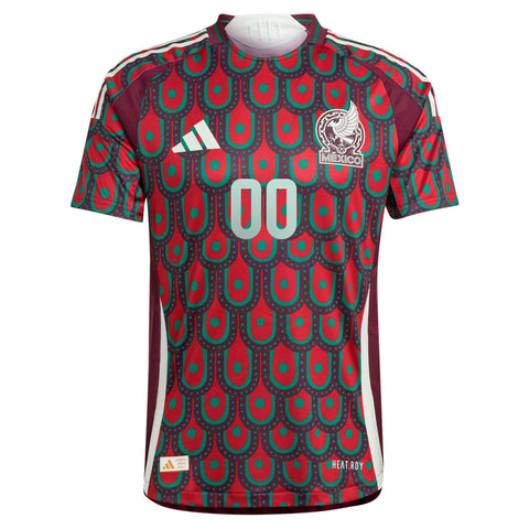 Mexico National Team 2024 Home Custom Shirt - Burgundy