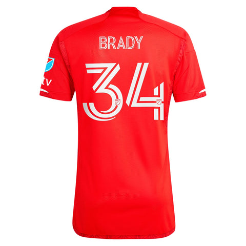 Chris Brady Chicago Fire 2024 Return To Red Player Shirt – Red