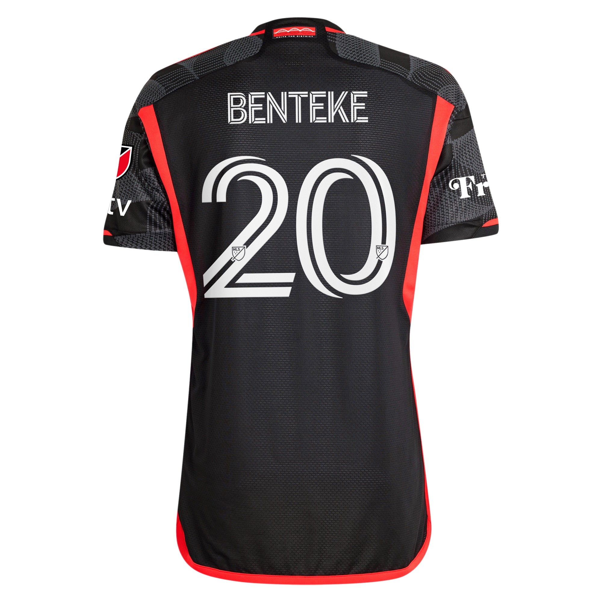 Christian Benteke D.C. United 2024 The Icon Kit Player Shirt – Black