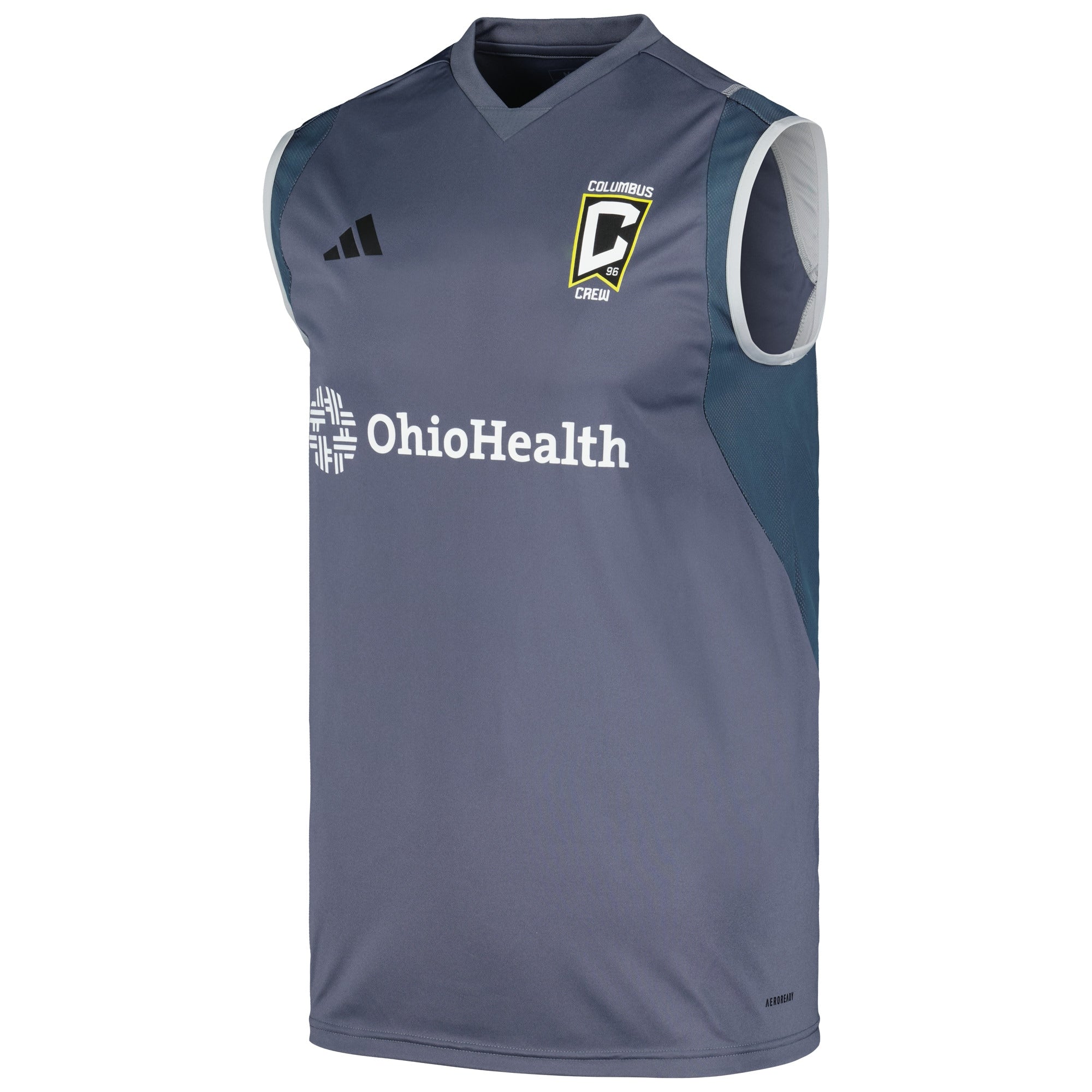Columbus Crew 2024 AREOREADY Sleeveless Training Shirt - Gray