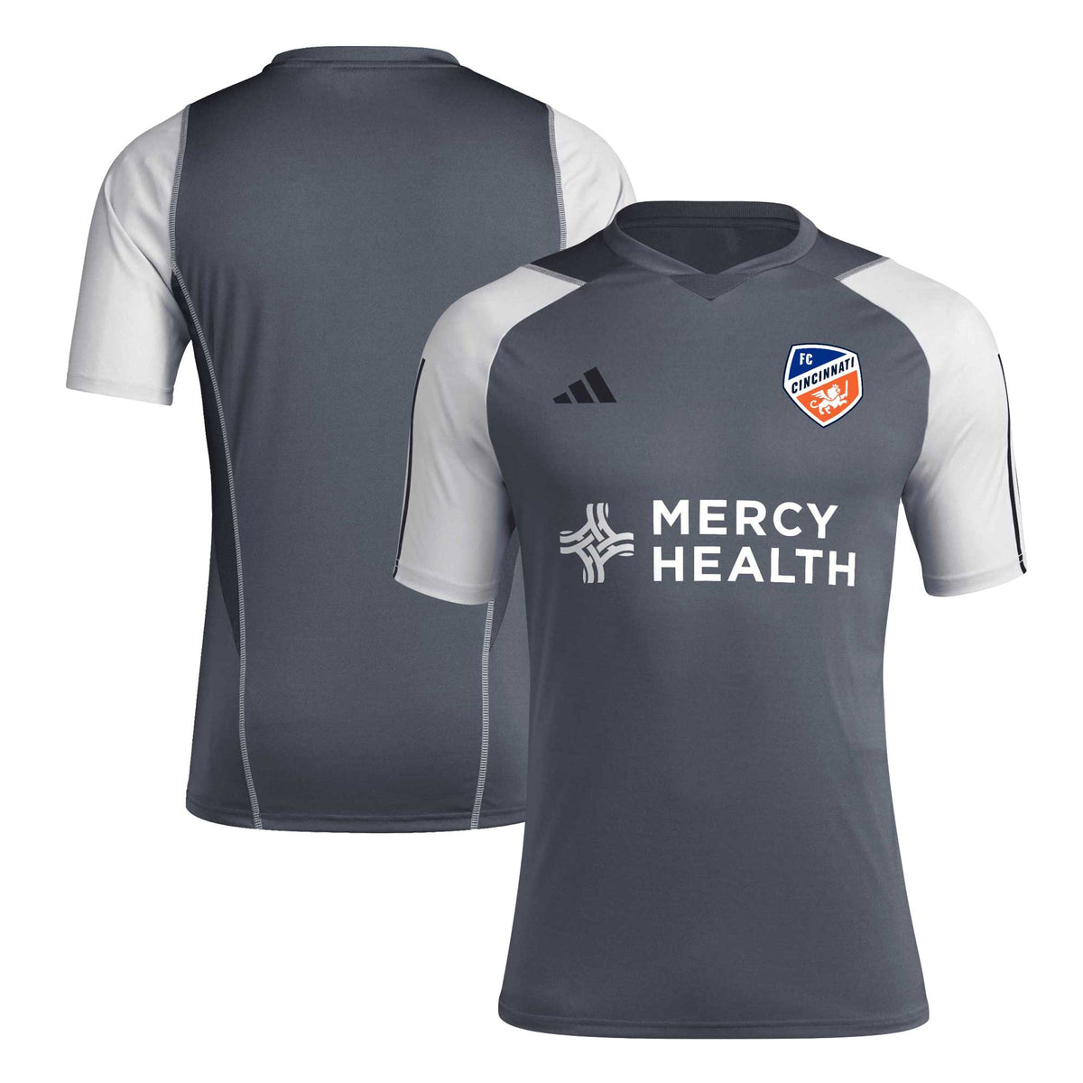 FC Cincinnati 2024 AEROREADY Training Shirt - Gray