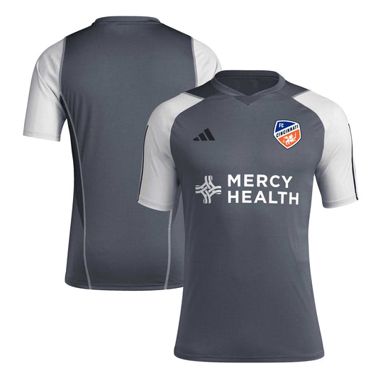FC Cincinnati 2024 AEROREADY Training Shirt - Gray