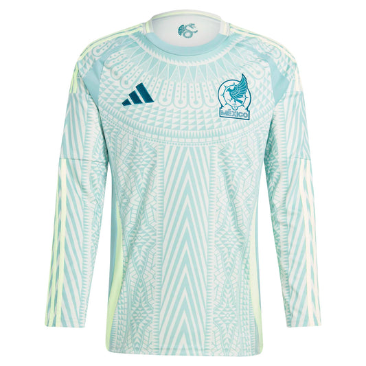 Mexico National Team 2024 Away Long Sleeve Shirt - Green