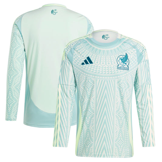 Mexico National Team 2024 Away Long Sleeve Shirt - Green