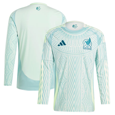 Mexico National Team 2024 Away Long Sleeve Shirt - Green