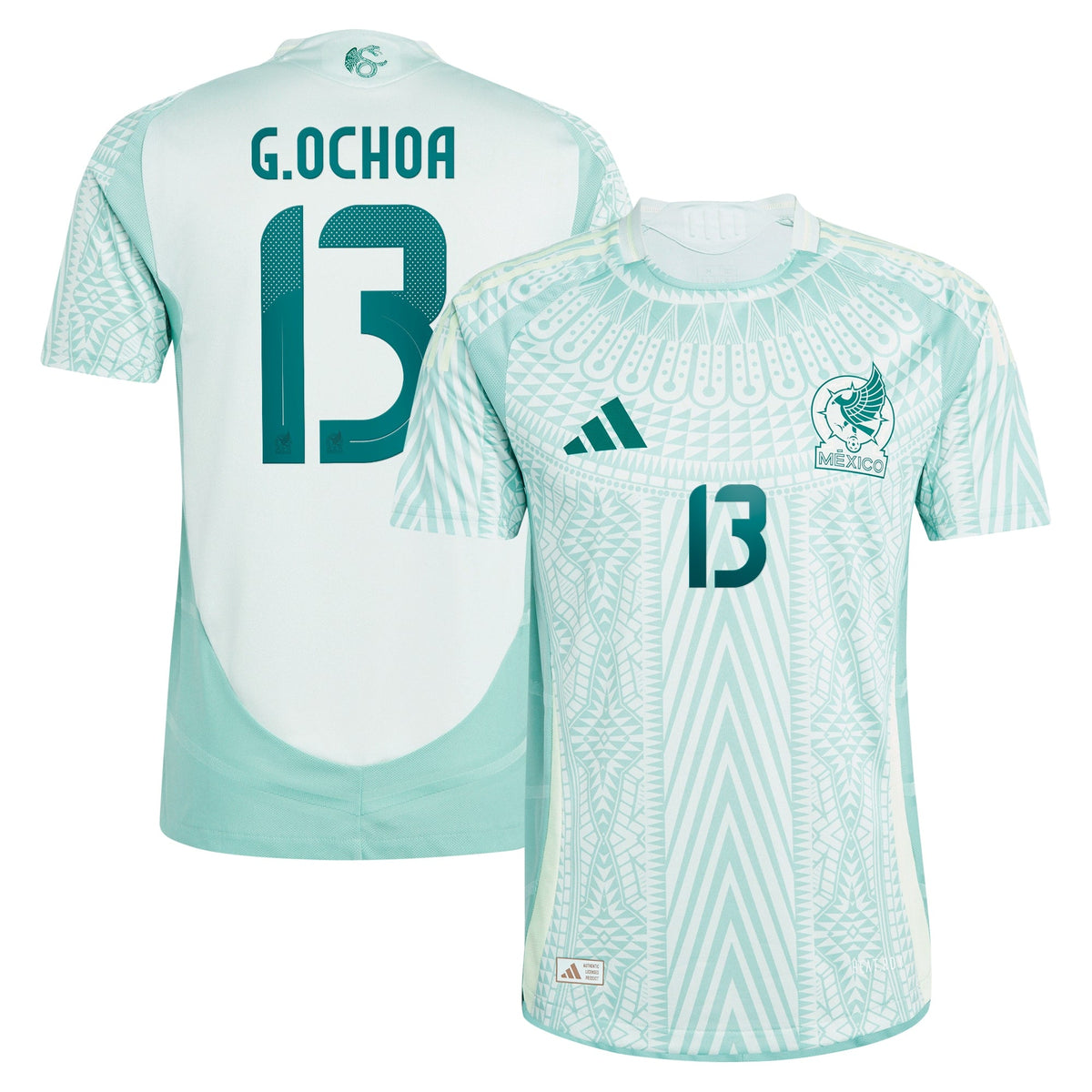 Guillermo Ochoa Mexico National Team 2024 Away Player Shirt - Green