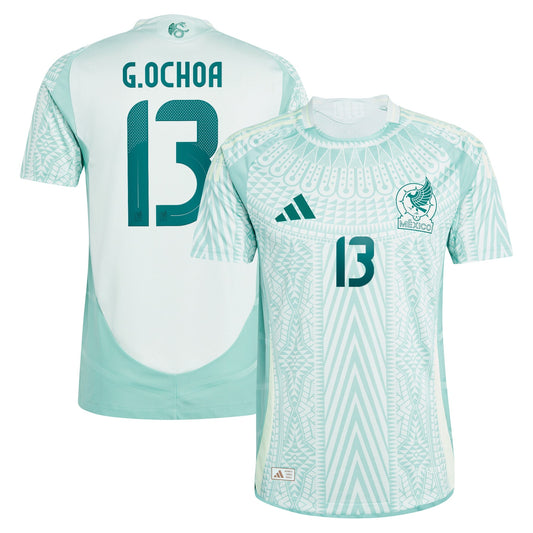 Guillermo Ochoa Mexico National Team 2024 Away Player Shirt - Green