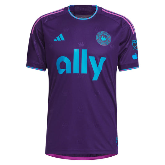 Kerwin Vargas Charlotte FC 2023 Crown Jewel Kit Player Shirt - Purple