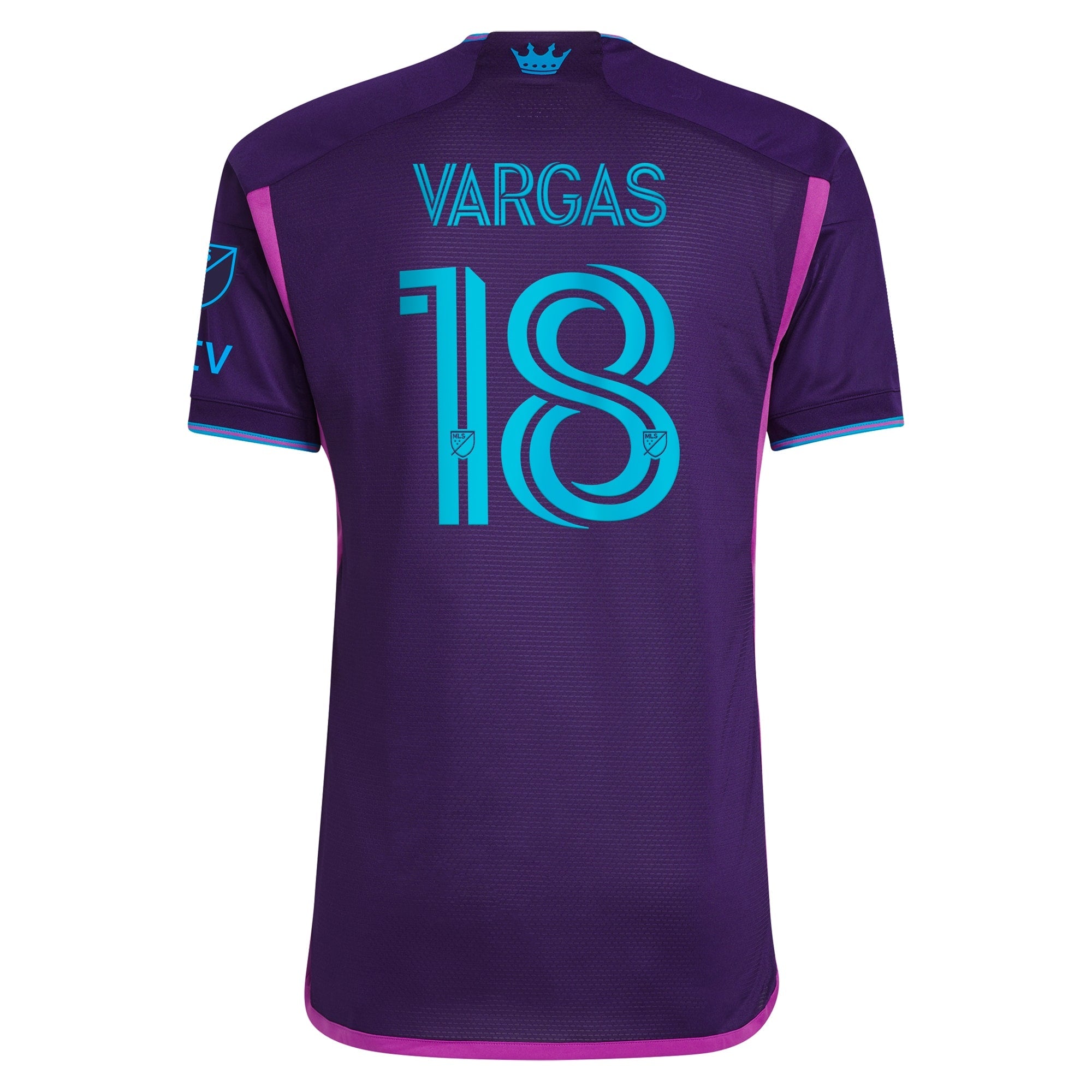 Kerwin Vargas Charlotte FC 2023 Crown Jewel Kit Player Shirt - Purple
