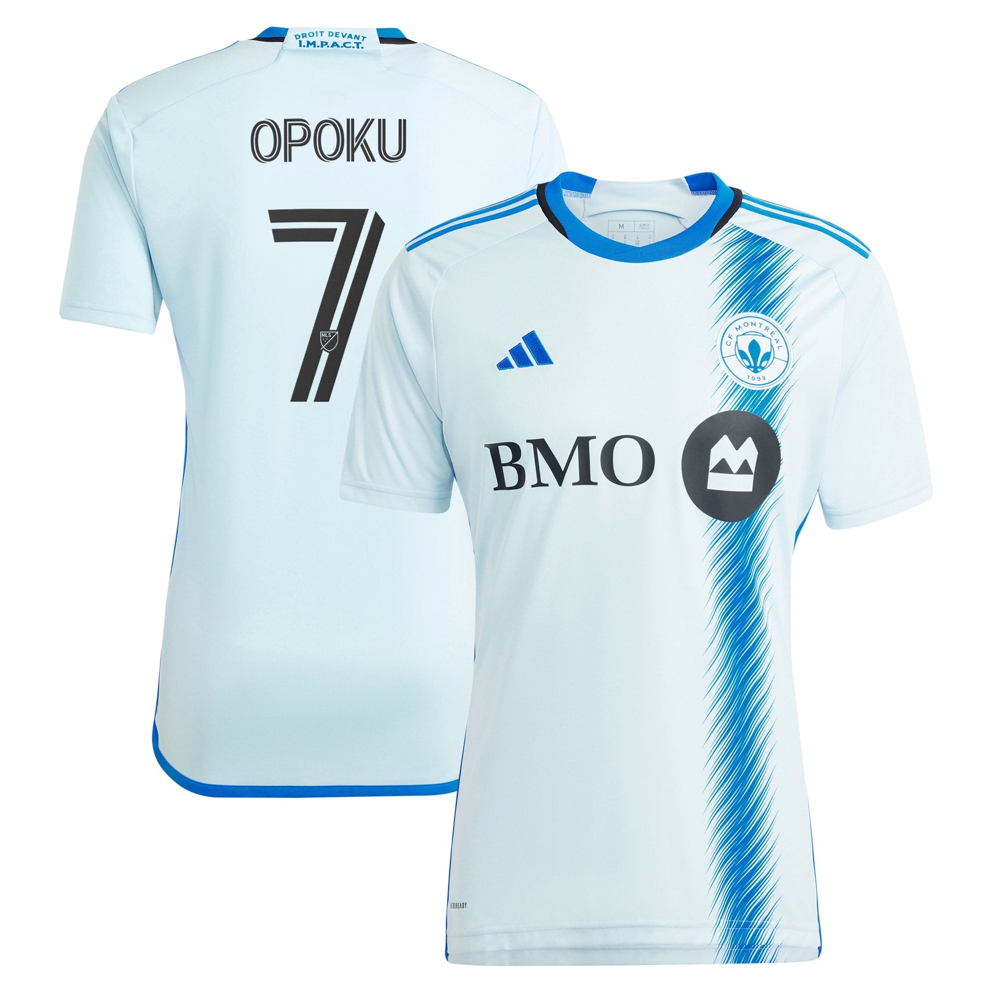 Kwadwo Opoku CF Montreal 2024 La Main Player Shirt – Light Blue