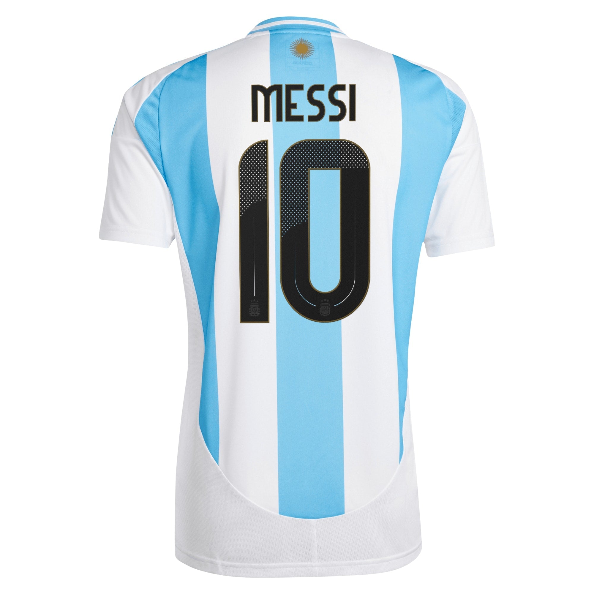 Lionel Messi Argentina National Team 2024 Home Player Shirt - White