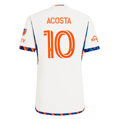 Luciano Acosta FC Cincinnati 2024 The Canvas Kit Player Shirt - White