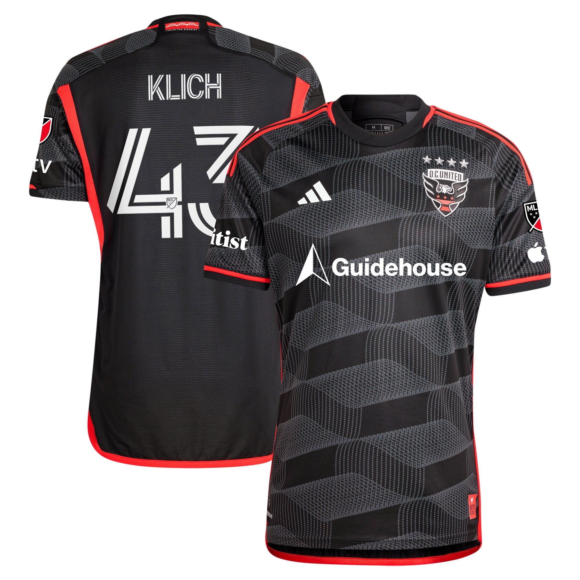 Mateusz Klich D.C. United 2024 The Icon Kit Player Shirt – Black