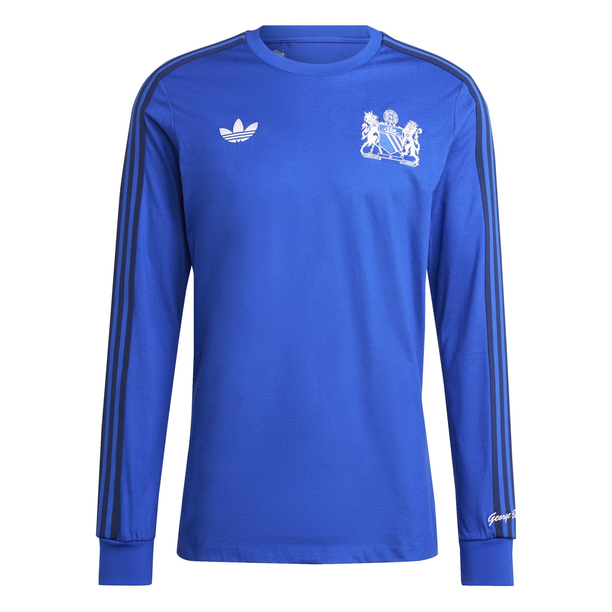 Manchester United x George Best Originals Lifestyler Long Sleeve Shirt - Blue