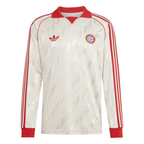 Bayern Munich Originals Lifestyler Long Sleeve Shirt - Cream