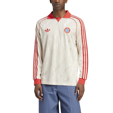 Bayern Munich Originals Lifestyler Long Sleeve Shirt - Cream