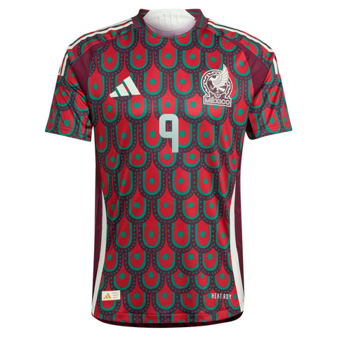 Raul Jimenez Mexico National Team 2024 Home Player Shirt - Burgundy